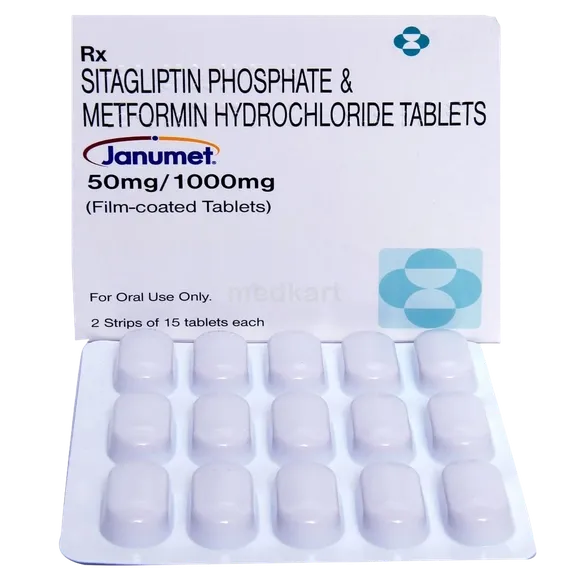 janumet 50/1000mg tablet 15's